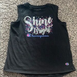 Champion Kids Black Shine Bright Tank Top